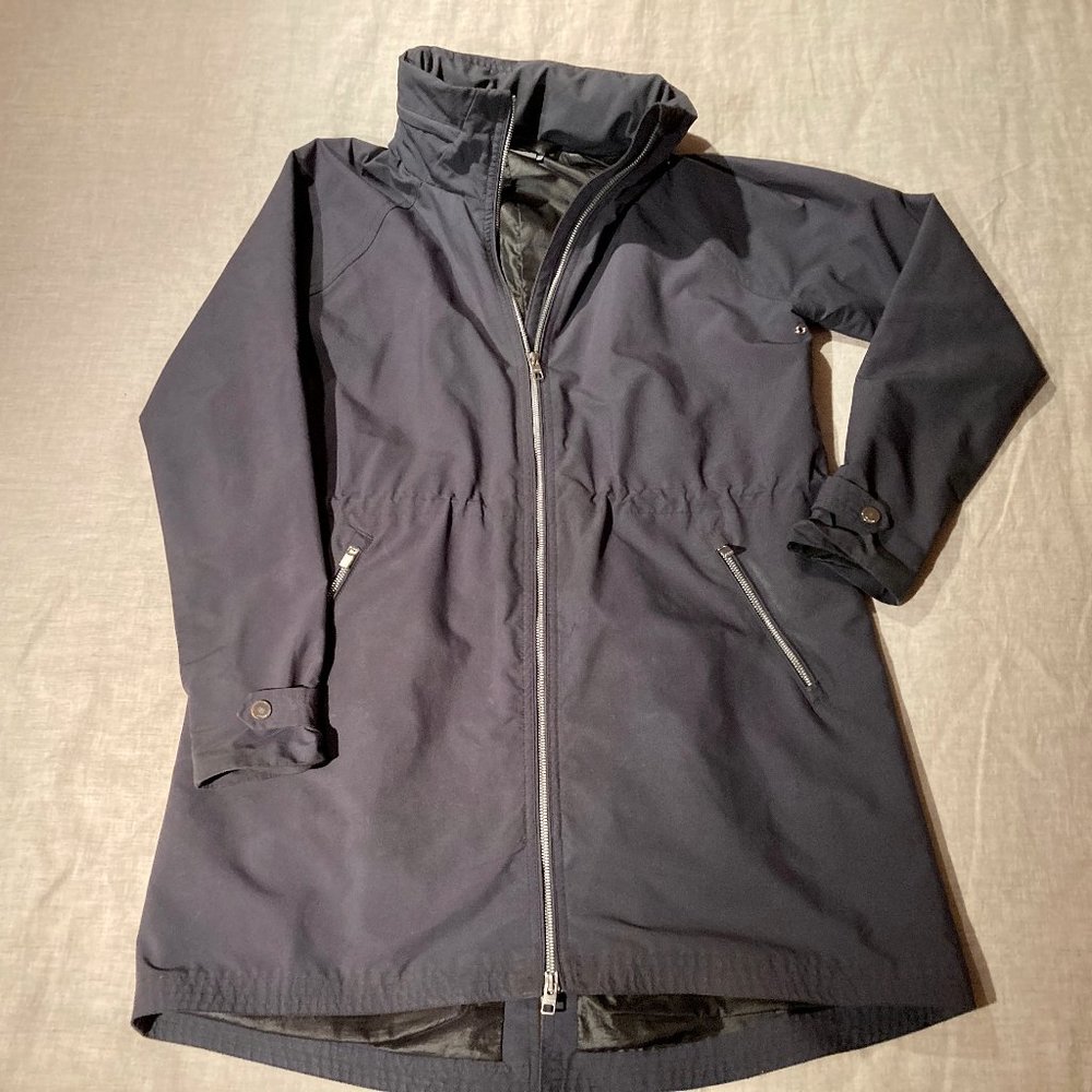 Athleta Olive Palisades Rain Jacket Coat small